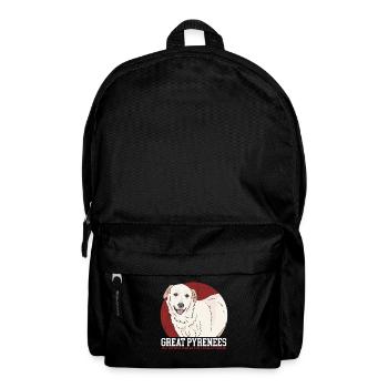 Chiens de montagne des Pyrénées | Cadeau du propriétaire de chien - Sac à dos - noir - Devant