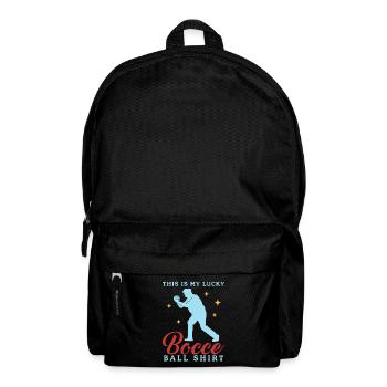 Boccia Boules Bocce Bocce Boccia Player Gift - Backpack - black - Front