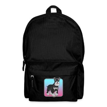 Schnauzer miniature Propriétaire | Cadeau Schnauzer Chien - Sac à dos - noir - Devant