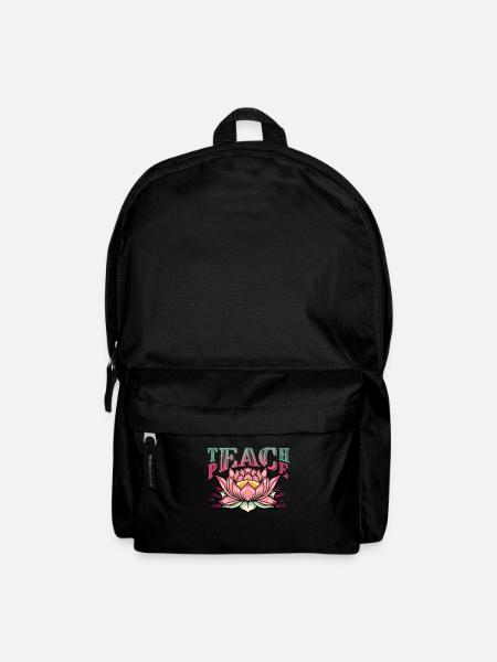 Frieden Lehren - Rucksack - Schwarz