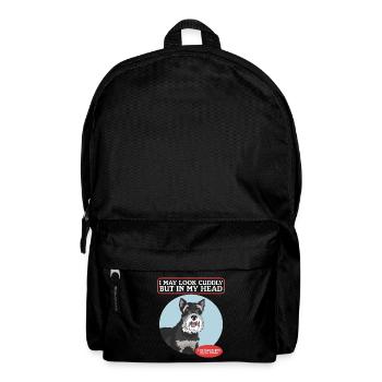 Schnauzer miniature propriétaire Schnauzer chien cadeau - Sac à dos - noir - Devant