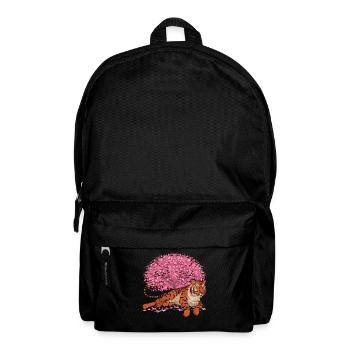 Cherry Blossom Tree Predator Cadeau Sakura Tiger - Sac à dos - noir - Devant