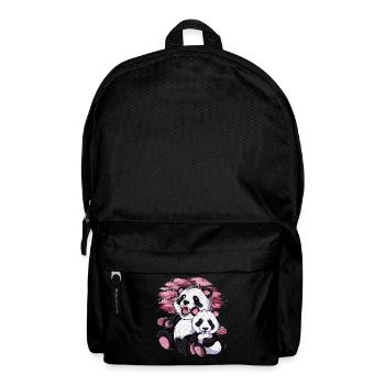 Kirschblüten Baum Panda Bär Geschenk Sakura Panda - Rucksack - Schwarz - Vorne