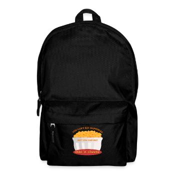 Macaroni with Cheese Mac and Cheese Gift - Backpack - black - Front