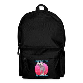 Chinese Crested Hundemama | Schopfhund Geschenk - Rucksack - Schwarz - Vorne