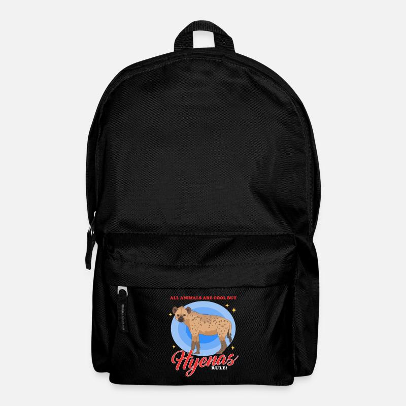 Hyäne Tüpfelhyäne Hyänen Geschenk - Rucksack - Schwarz