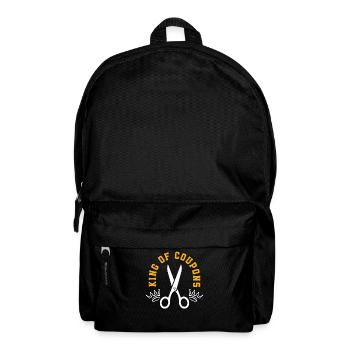 Lustiges Extrem Couponing Coupon Geschenk - Rucksack - Schwarz - Vorne