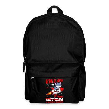 8. Geburtstag 8 Jahre alt Geschenkidee Geschenk - Rucksack - Schwarz - Vorne