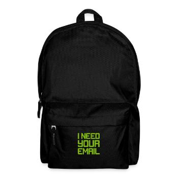 Hacker Coder Computerfreak Nerd Hacking Geschenk - Rucksack - Schwarz - Vorne