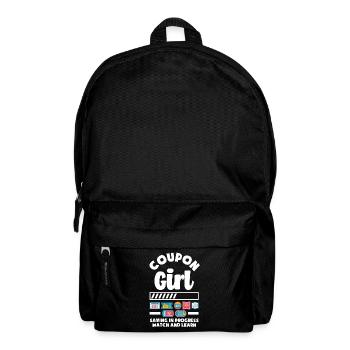 Lustiges Extrem Couponing Coupon Geschenk - Rucksack - Schwarz - Vorne