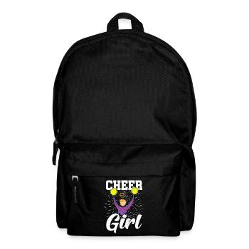 Cheer Mädchen Cheerleader Geschenk Cheerleading - Rucksack - Schwarz - Vorne