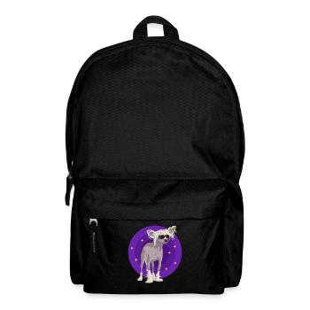 Chinesischer Schopfhund Chinese Crested Geschenk - Rucksack - Schwarz - Vorne