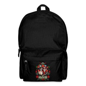 Dia De los Muertos Skulls Skull Man Woman - Backpack - black - Front