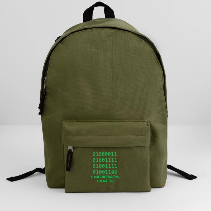 Computer Binary Code Developers Gift Backpack