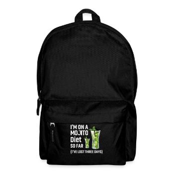 I'm on a Mojito Diet so far I've lost three days - Backpack - black - Front