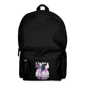 If you want a soft serve - Backpack - black - Front