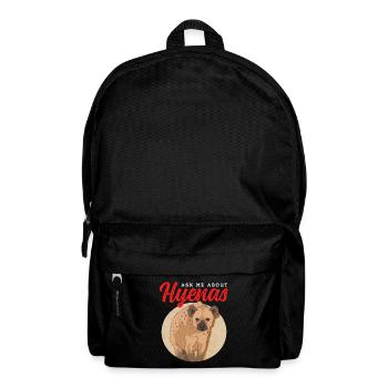 Hyène hyène tacheté hyène cadeau - Sac à dos - noir - Devant