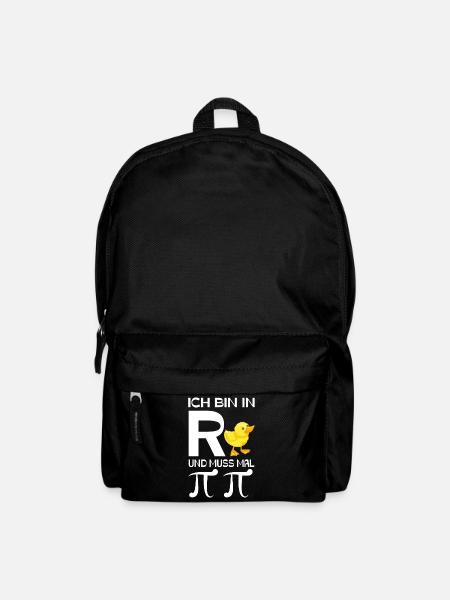 Ich bin in Rente und muss mal Pinkeln - Rucksack - Schwarz