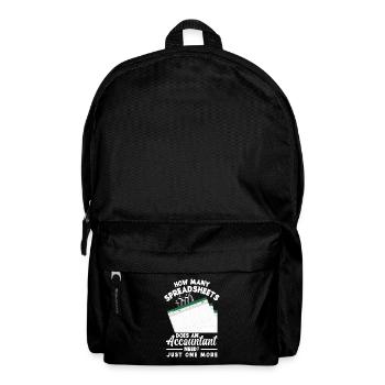 Funny Tax Advisor Accountant Gift - Backpack - black - Front