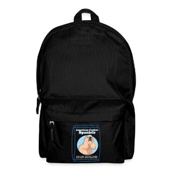 Les épagneuls cocker américains sont comme un cadeau - Sac à dos - noir - Devant
