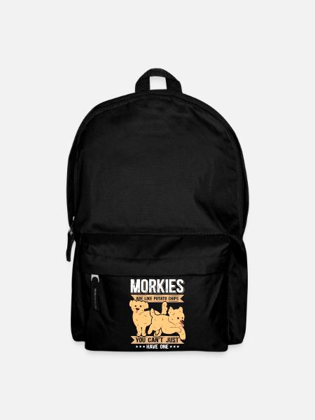 Morkie Hund Hundebesitzer Hundeliebhaber Geschenk - Rucksack - Schwarz