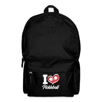 Lustiges Pickleball Geschenk - Rucksack - Schwarz - Vorne