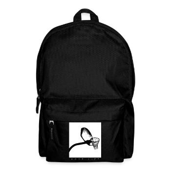 Hoop Basketball Player Hoop Black Graphic - Backpack - black - Front