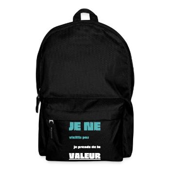 Männer, Frauen, Humorvoll, Humorvolles T-Shirt-Geschenk - Rucksack - Schwarz - Vorne