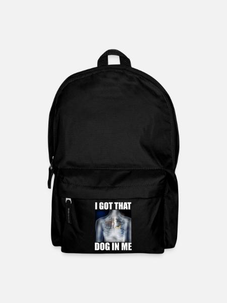 Ich habe diesen Hund in mir Röntgen-Meme Lustig - Rucksack - Schwarz