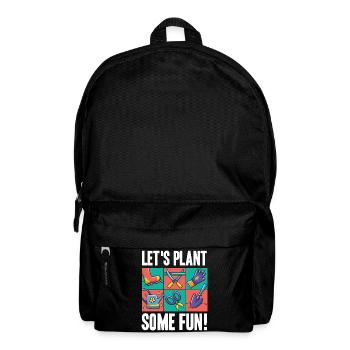 Landschaftsbau Landschaftsgärtner Gärtner Geschenk - Rucksack - Schwarz - Vorne