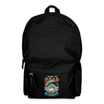 Skydiving Parachute Skydiving Paragliding - Backpack - black - Front