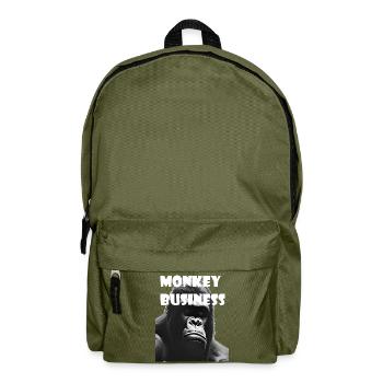 Monkey Business - Backpack - olive green - Front