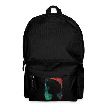 Woman Afro African American African Head Retro - Backpack - black - Front