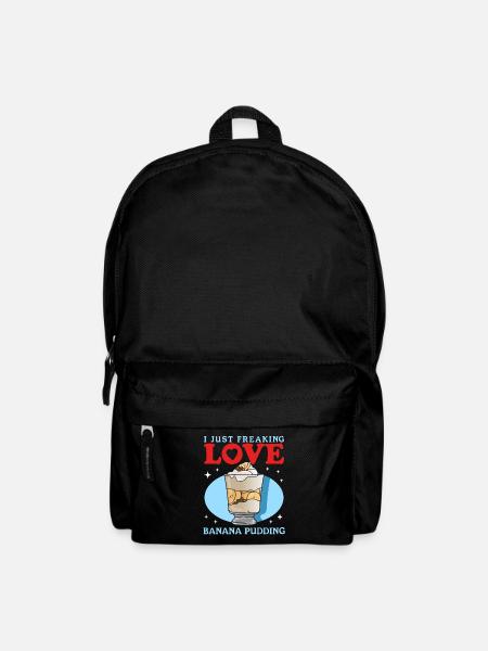 Bananenpudding Bananen Pudding Geschenk - Rucksack - Schwarz
