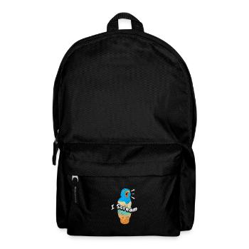 Eiscreme - Rucksack - Schwarz - Vorne