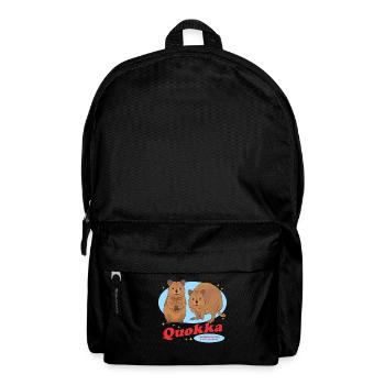Quokka Kangaroos Short-tailed Kangaroo Gift - Backpack - black - Front