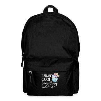 Cupcake Muffin Backen Geschenk - Rucksack - Schwarz - Vorne