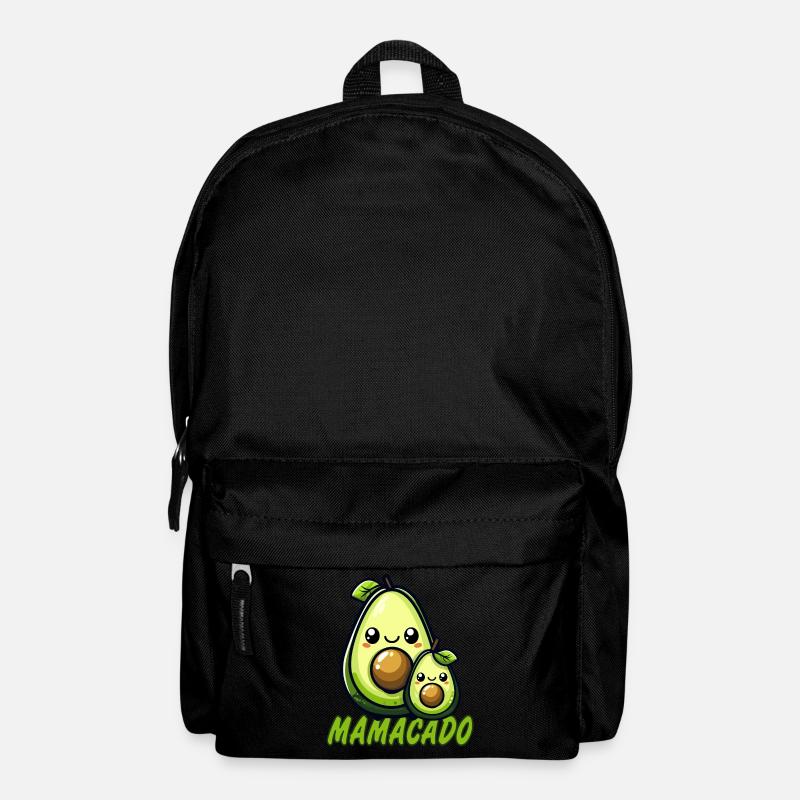 Mamacado enceinte d’un bébé avocat - Sac à dos - noir