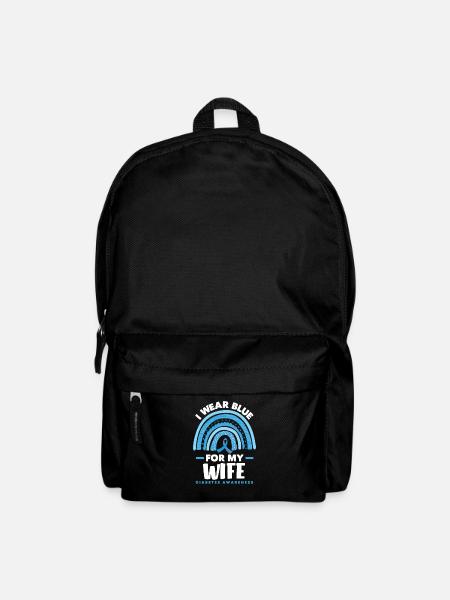 T1D Diabetes Type 1 Diabetic Gift - Backpack - black