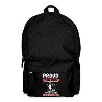 Bernedoodle Mom Dog Owner Dog Mom Gift - Backpack - black - Front