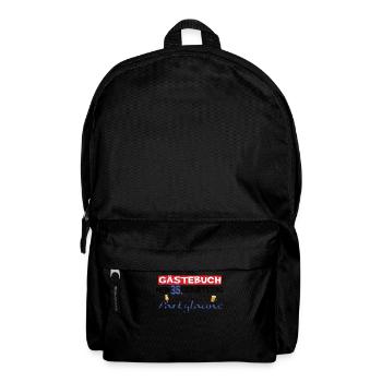 35. Geburtstag Mann und Frau Gästebuch - Rucksack - Schwarz - Vorne