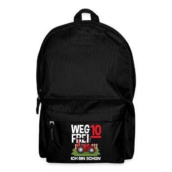 10e anniversaire tracteur 10 ans anniversaire chemise - Sac à dos - noir - Devant