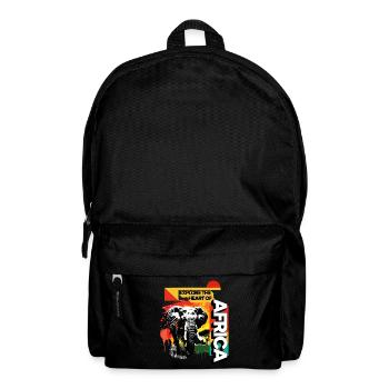 Africa Elephant Nature Adventure Wilderness Safari - Backpack - black - Front