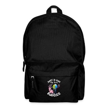 Budgie Bird Pet Parakeet Gift - Backpack - black - Front