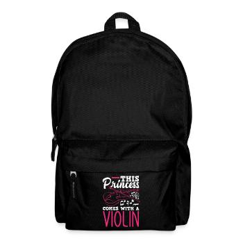 Violin Violin Violinist Violin Player - Backpack - black - Front