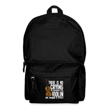 Geige Violine Geigenspieler Violinenspieler - Rucksack - Schwarz - Vorne