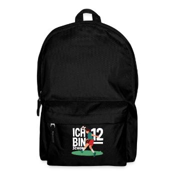 12th Birthday 12 Years Soccer Soccer Player - Backpack - black - Front