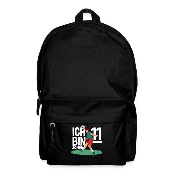 11. Geburtstag 11 Jahre Fußball Fußballspieler - Rucksack - Schwarz - Vorne