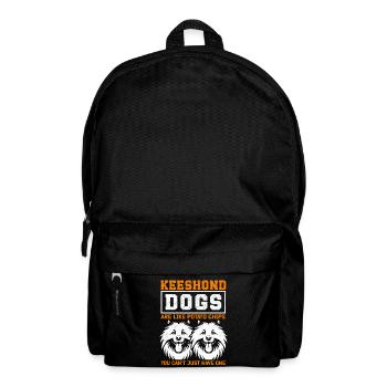 Keeshond Wolfspitz Dog Dog Owner Gift - Backpack - black - Front