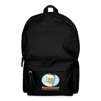 Mayo délicieuse mayonnaise cadeau - Sac à dos - noir - Devant